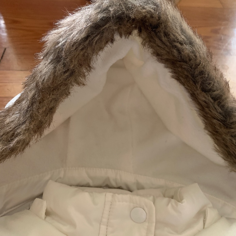 Nautica heavy jacket with removable hood size 4